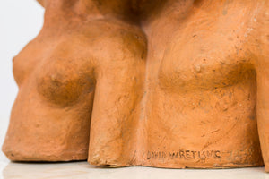 Terracotta sculpture by David Wretling