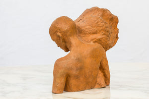 Terracotta sculpture by David Wretling