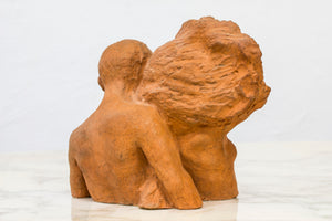 Terracotta sculpture by David Wretling
