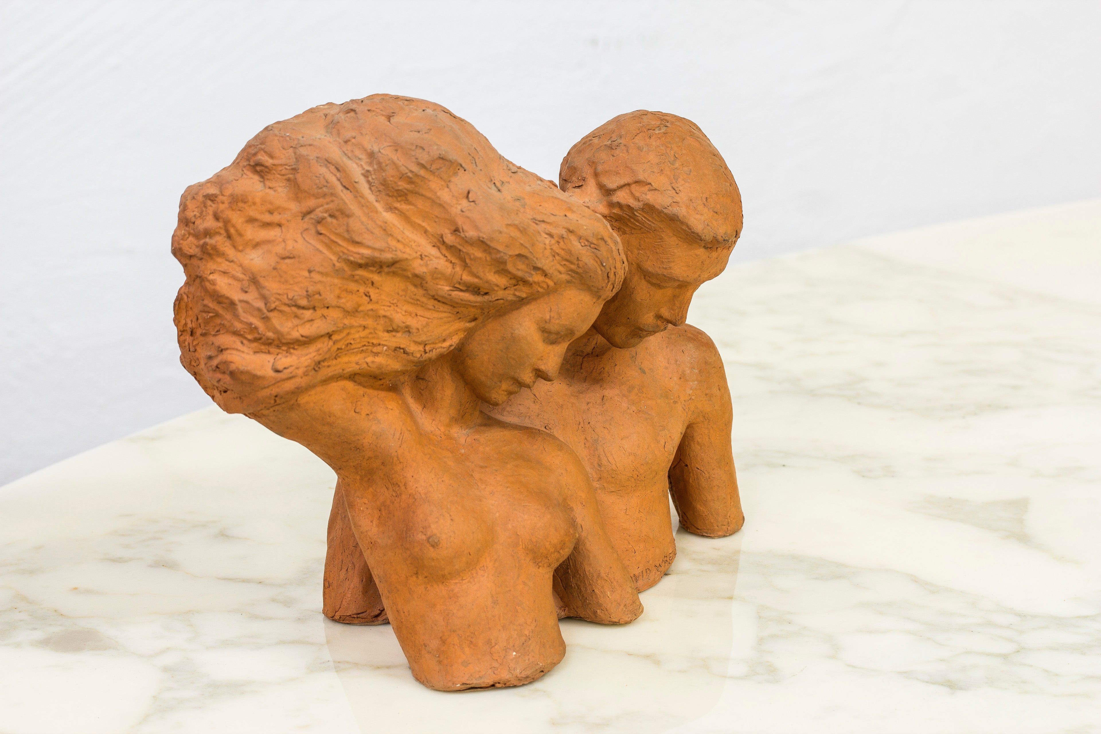 Terracotta sculpture by David Wretling