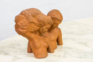 Terracotta sculpture by David Wretling