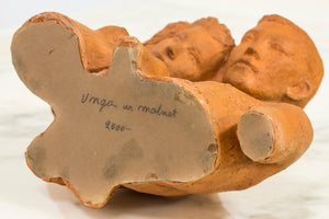 Terracotta sculpture by David Wretling