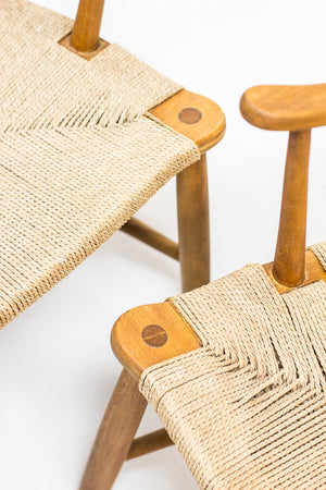 "Magasin du Nord" easy chairs by Hans J. Wegner