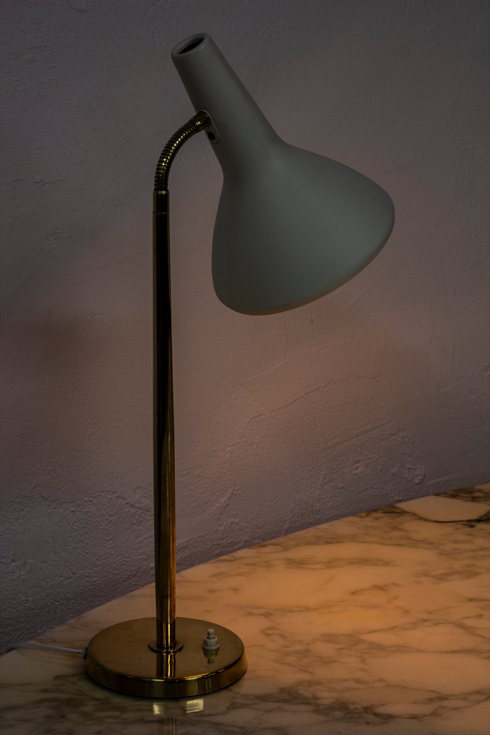 Table lamp by Harald Elof Notini for Böhlmarks
