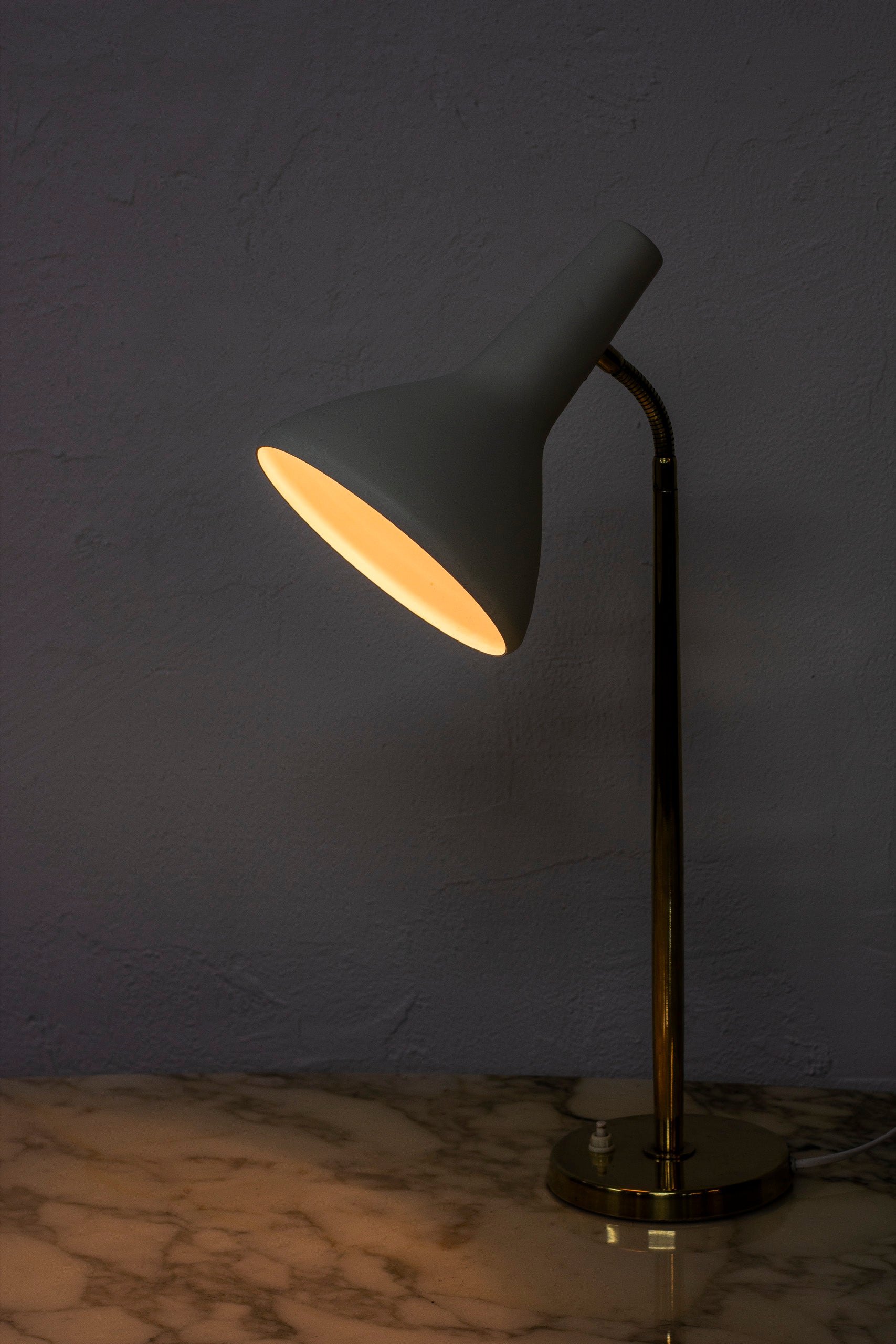 Table lamp by Harald Elof Notini for Böhlmarks