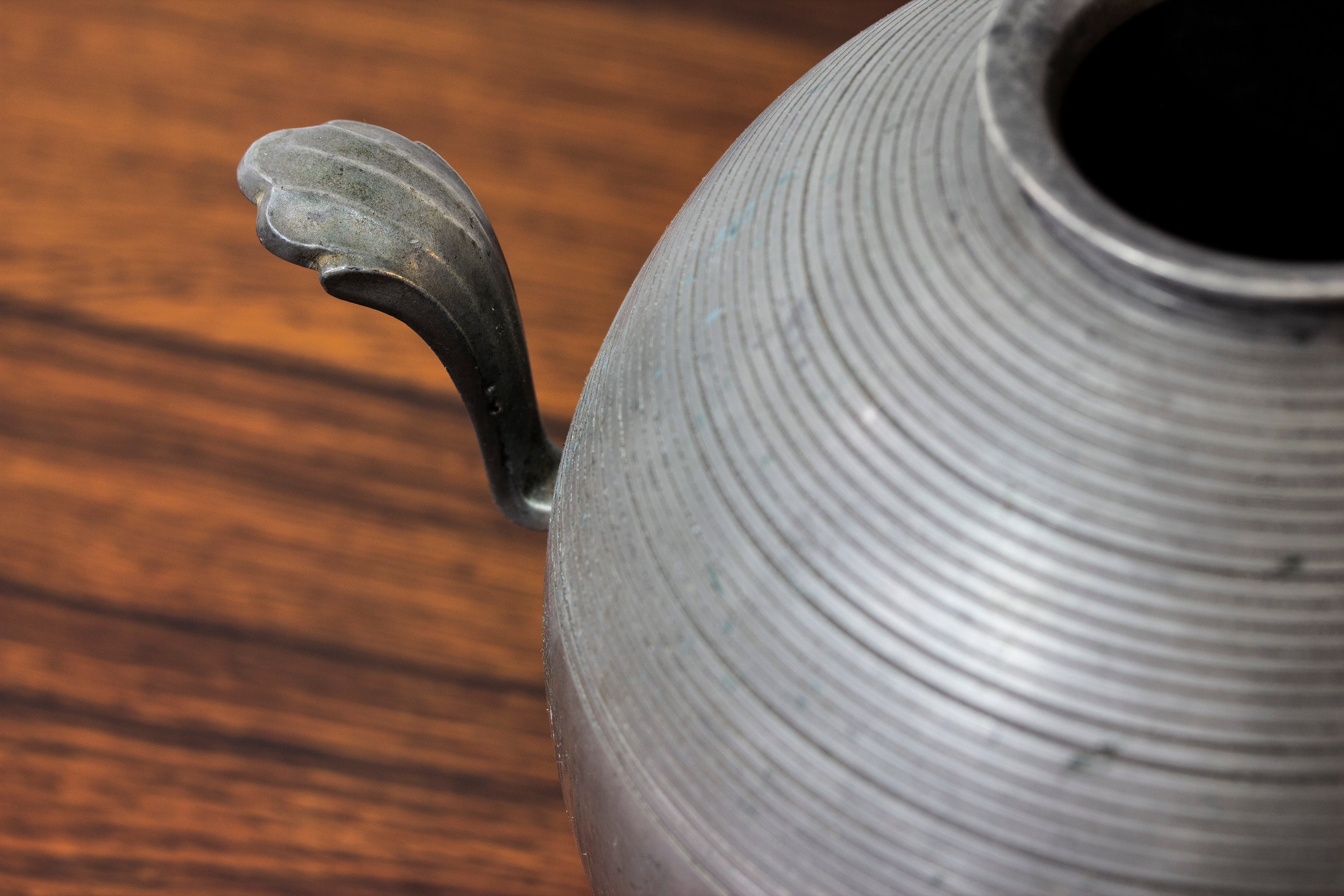 Pewter vase by Sylvia Stave