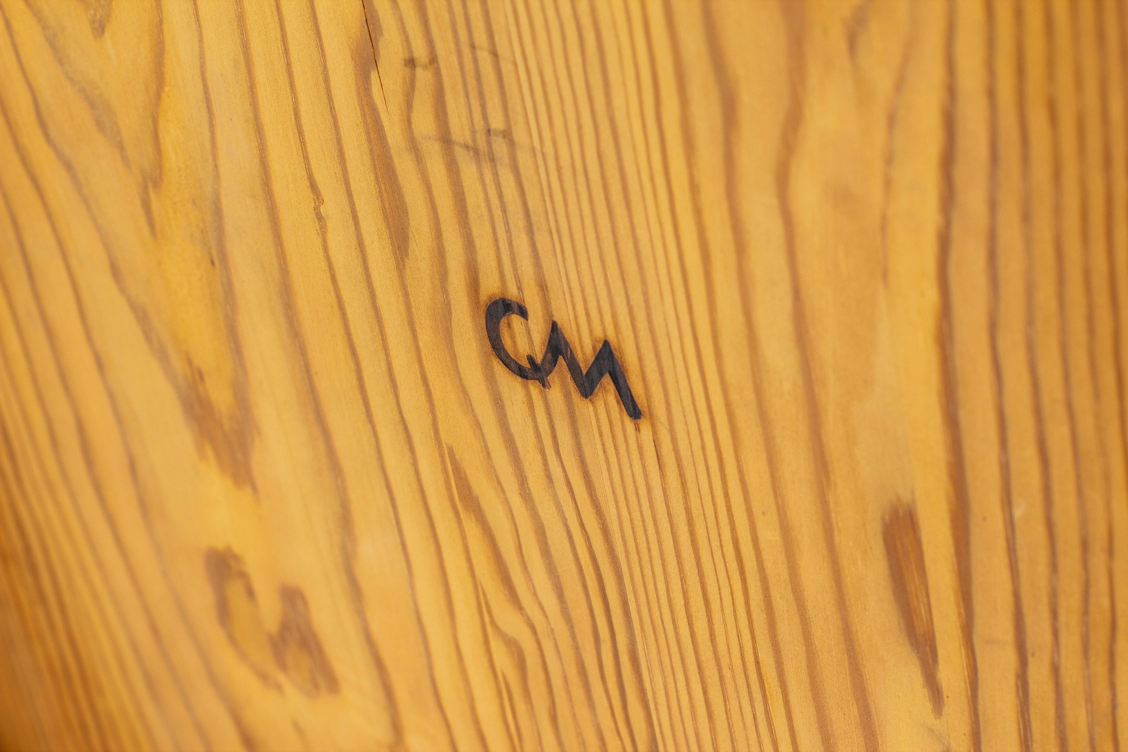 Pine "Sportstuge" table by Carl Malmsten