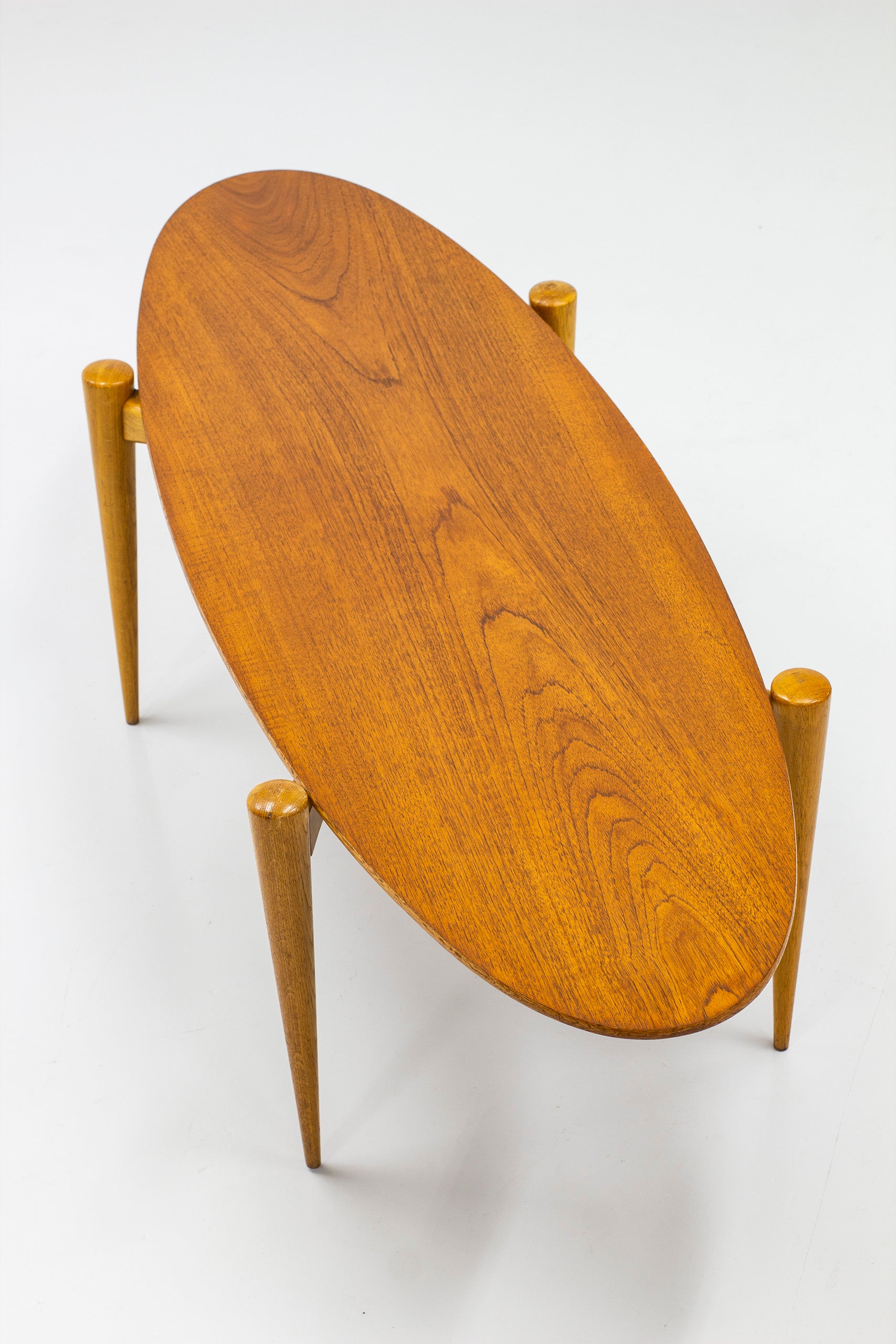 Surfboard coffee table made in Sweden