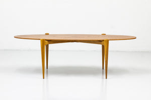 Surfboard coffee table made in Sweden