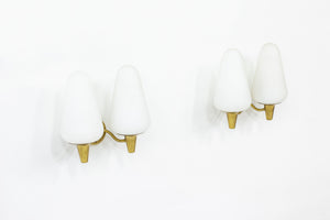 1950s wall lamps by Böhlmarks