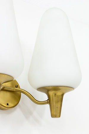 1950s wall lamps by Böhlmarks