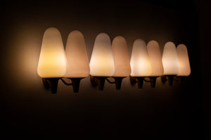 1950s wall lamps by Böhlmarks
