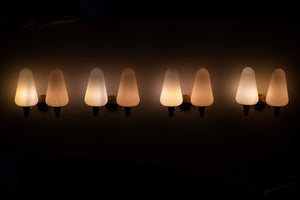 1950s wall lamps by Böhlmarks