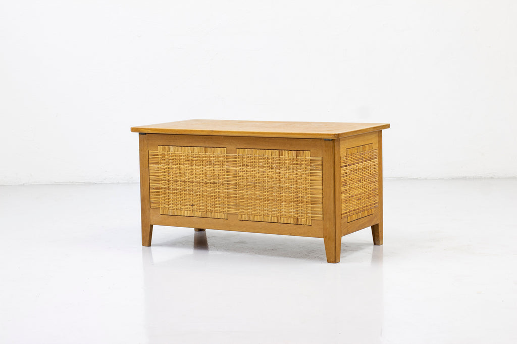 Chest with rattan by Kai winding