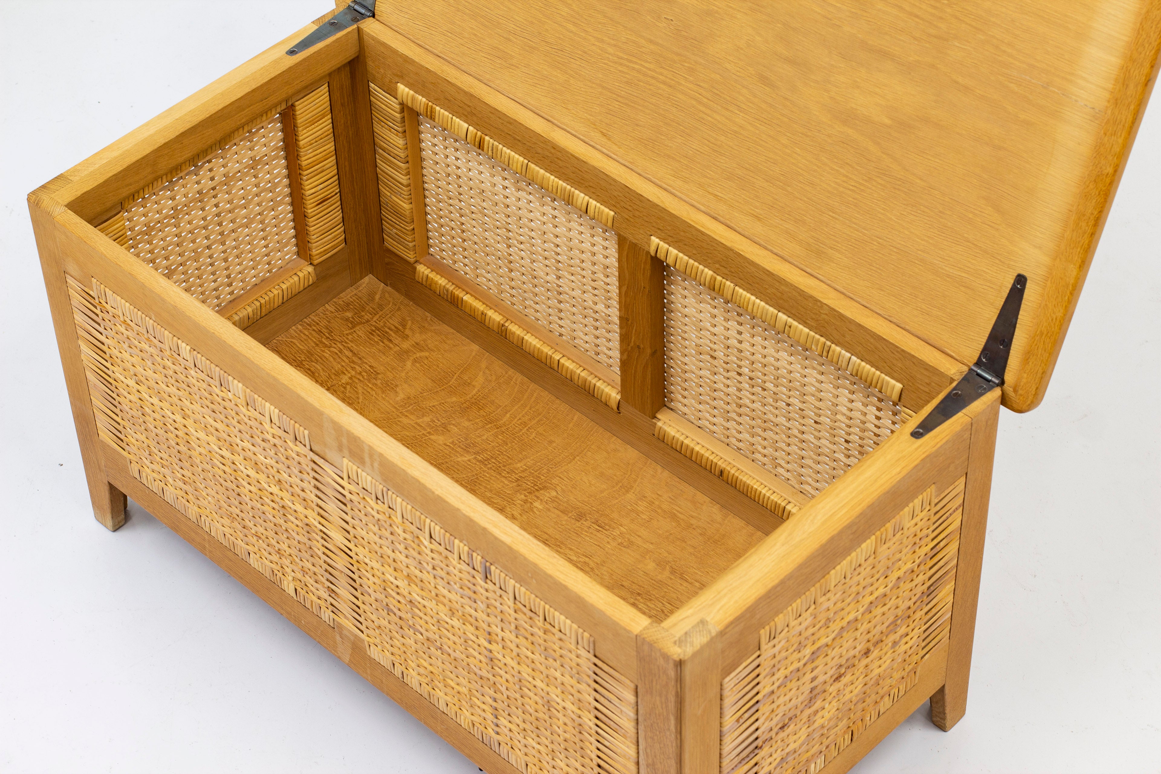 Chest with rattan by Kai winding