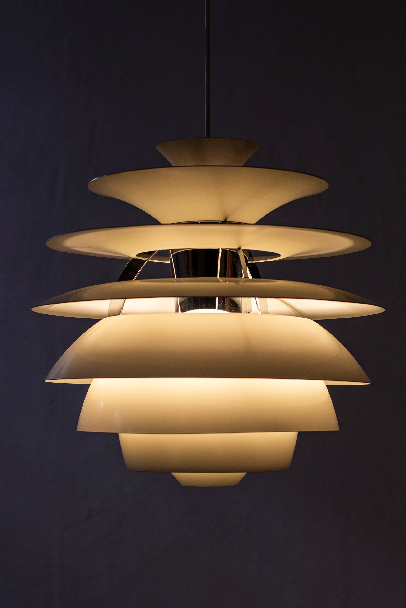 "PH Snowball" pendant lamps by Henningsen