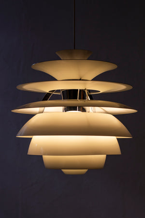 "PH Snowball" pendant lamps by Henningsen