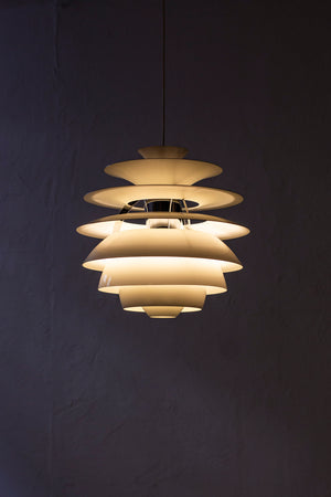 "PH Snowball" pendant lamps by Henningsen