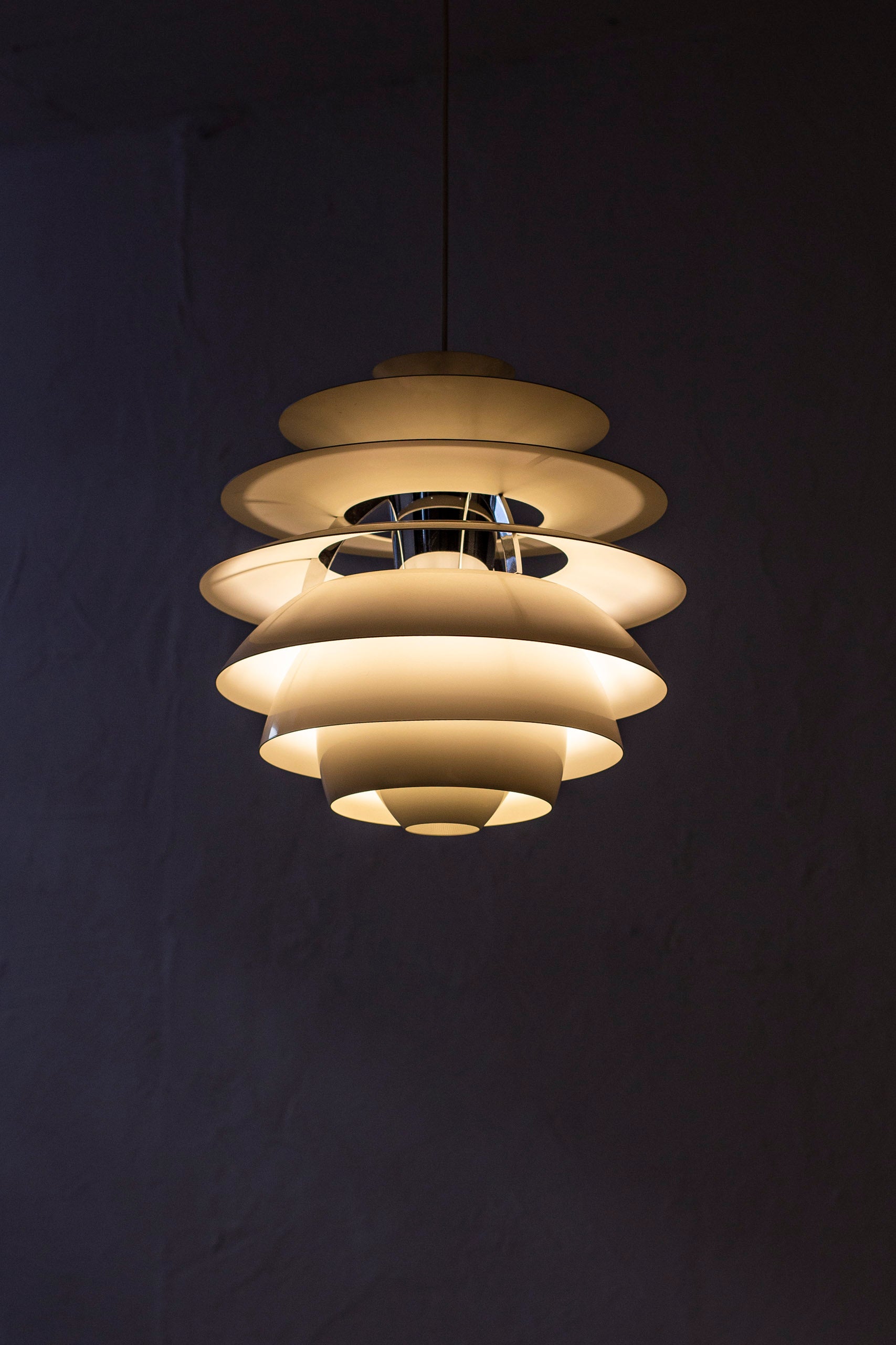 "PH Snowball" pendant lamps by Henningsen