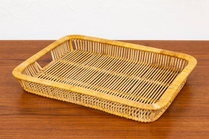 Rattan tray by Artek