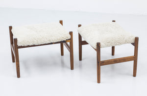 Pair of stools by Hugo Frandsen