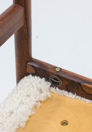 Pair of stools by Hugo Frandsen