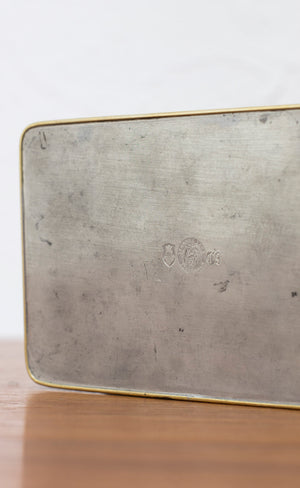 Pewter box by Nils Fougstedt
