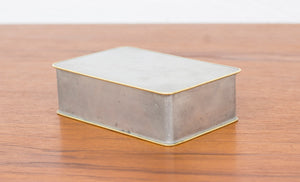 Pewter box by Nils Fougstedt