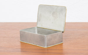 Pewter box by Nils Fougstedt