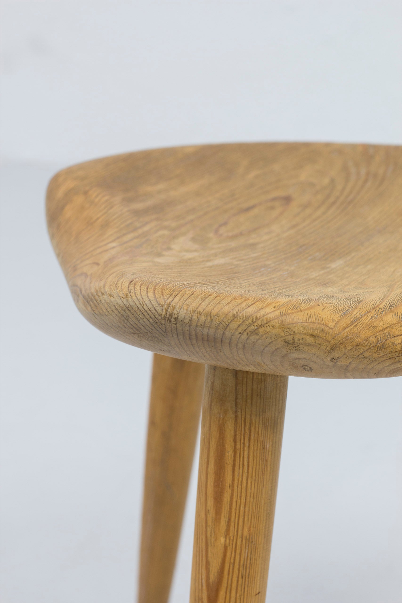 Pine stool by Norsk Husflid