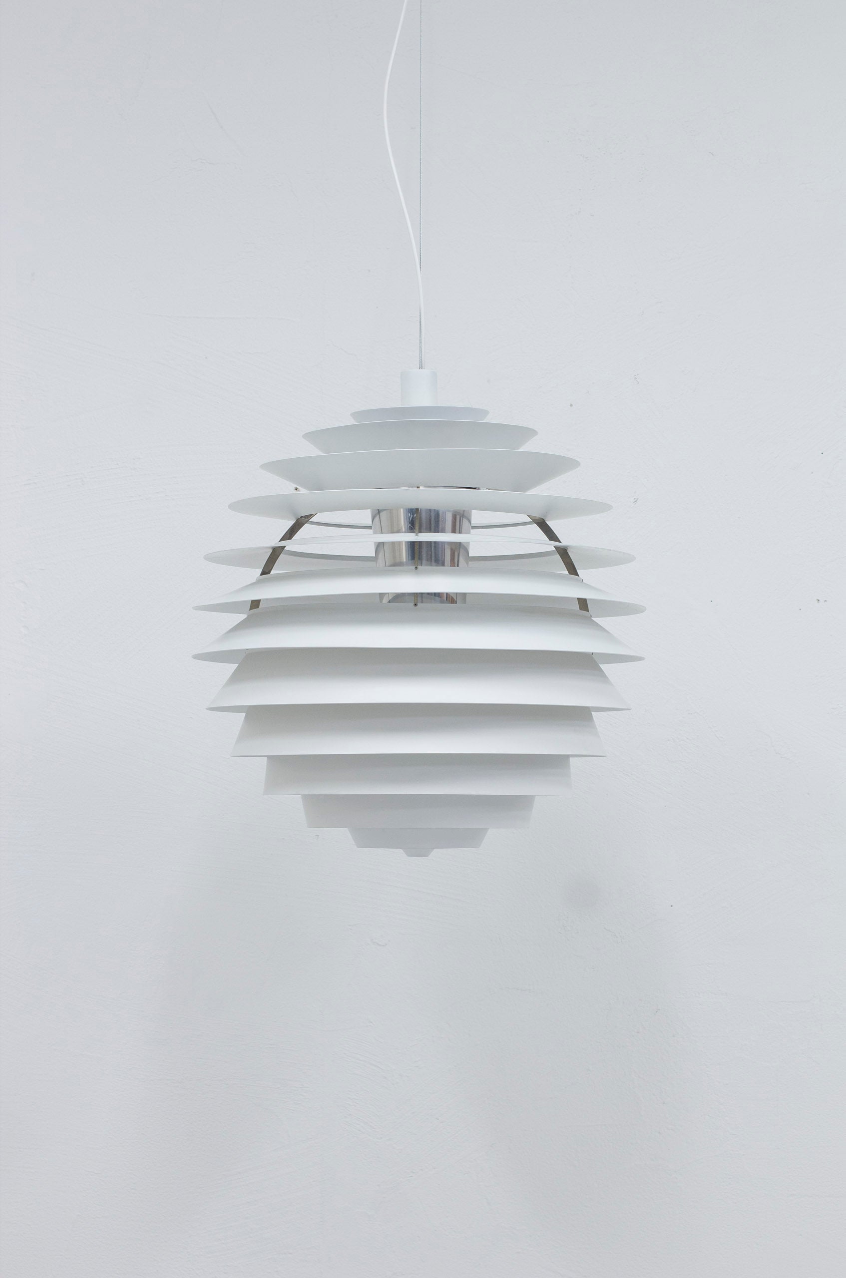 "PH Louvre" ceiling lamp by Henningsen