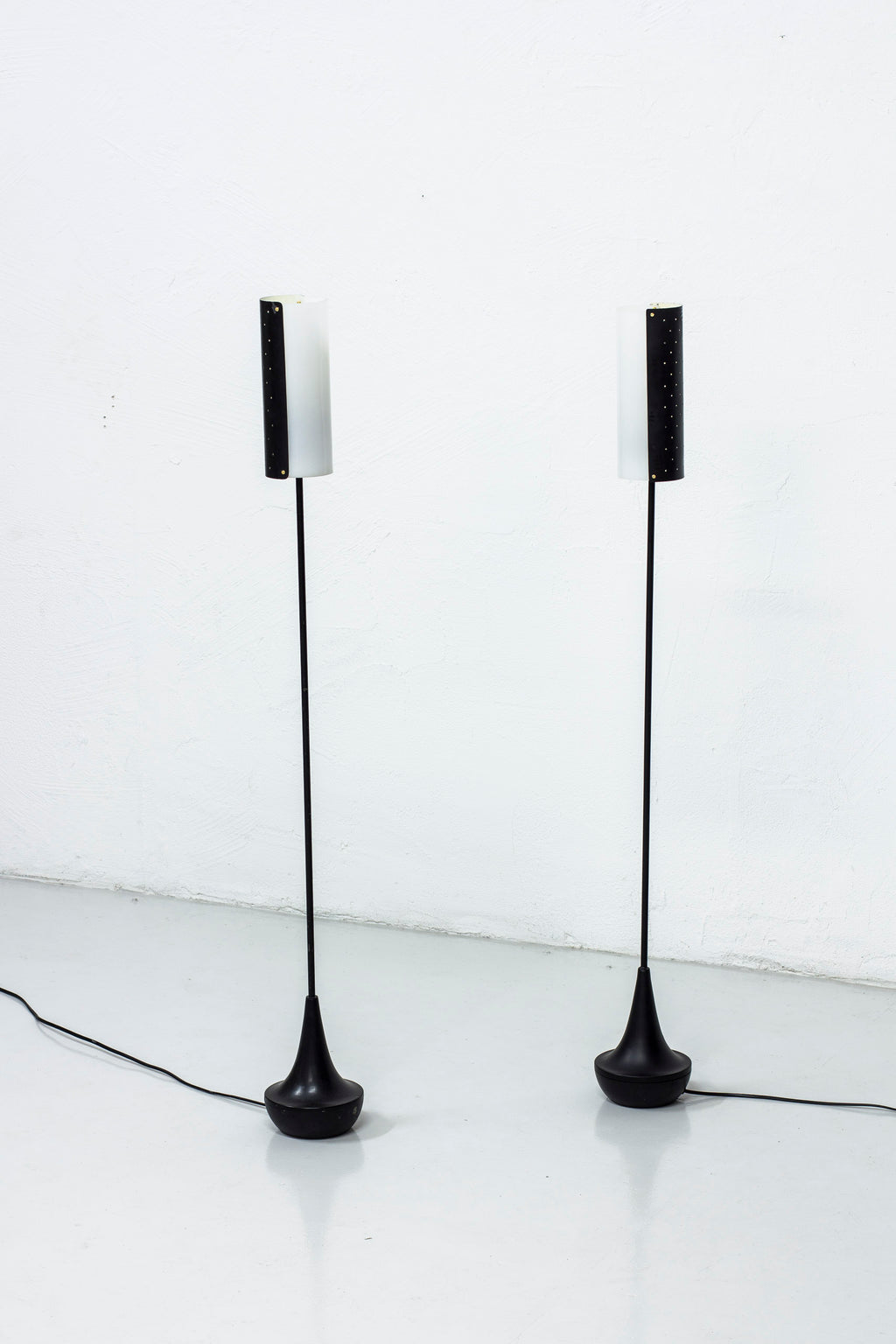 Pair of floor lamps by Stilarmatur