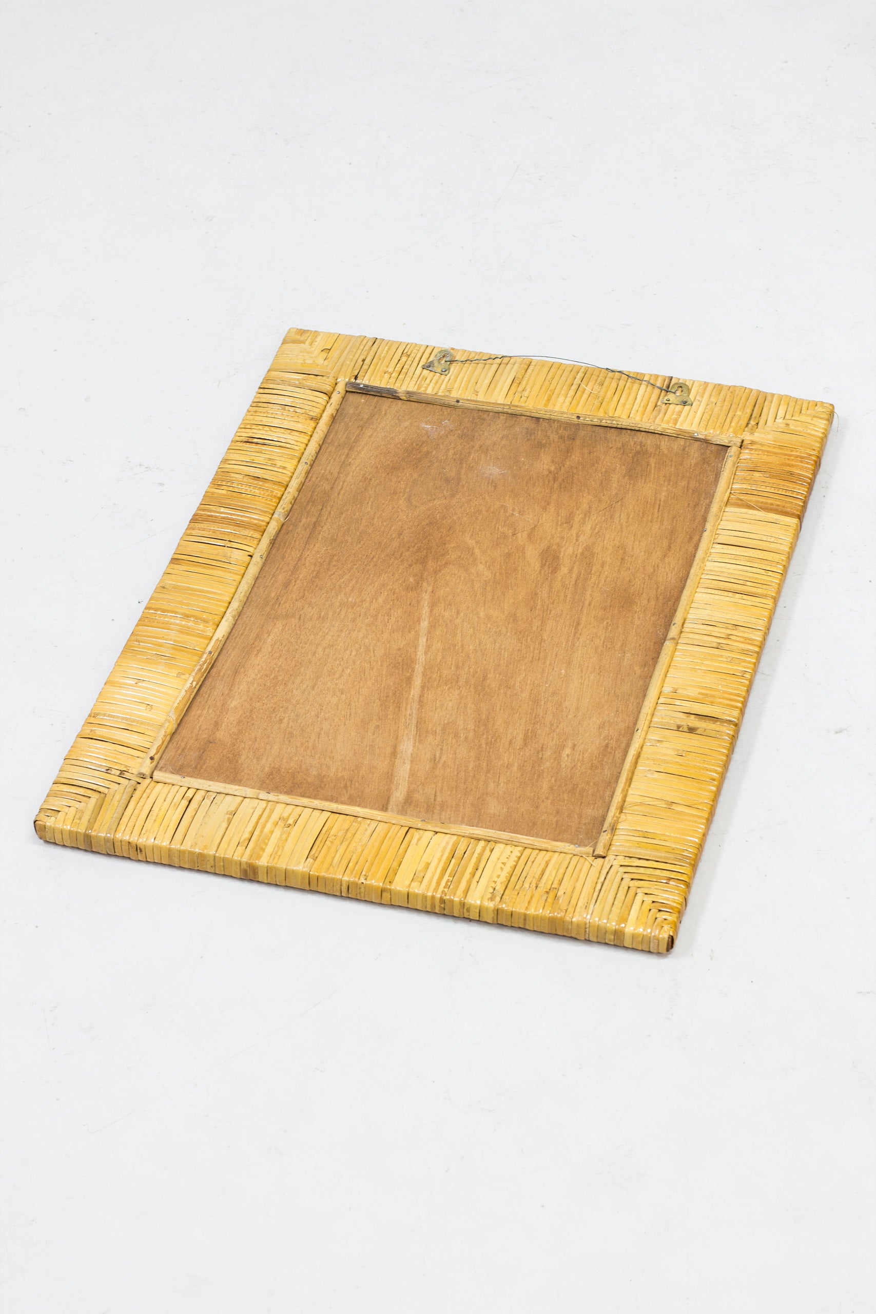 1950s Rattan Mirror Made in Finland