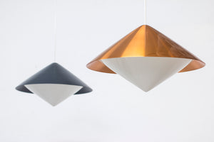 Copper ceiling lamp by Svea Winkler for Orno