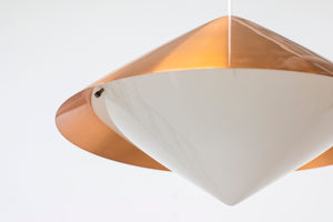 Copper ceiling lamp by Svea Winkler for Orno
