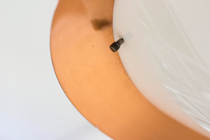Copper ceiling lamp by Svea Winkler for Orno